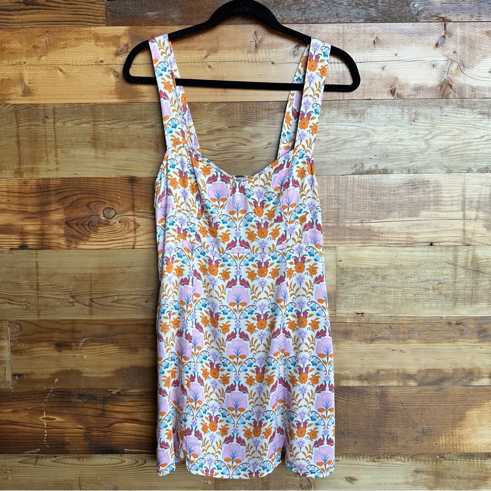 Free People Sasha Small Floral Mini Dress 70s floral summer